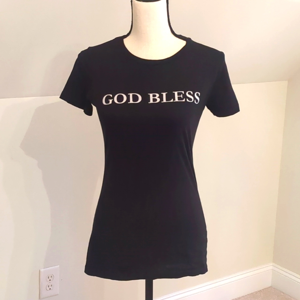 God Bless T-shirt, Size S